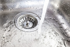 A clean residential sink and drain in Decatur, IL that has been kept clean with expert plumbing cleaning tips.